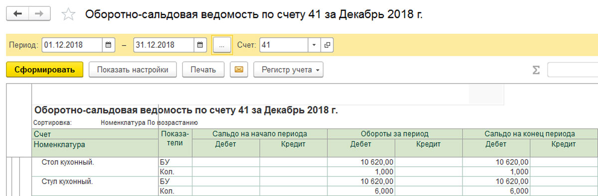 Осв 51 счета образец