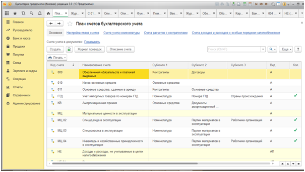 План бухгалтерских счетов в программе 1с 8. План счетов в программе 1с Бухгалтерия 8.3. Счет учета основных средств 1с Бухгалтерия 8.3. План счетов 1с ЕРП. Регистрация счетов в 1с