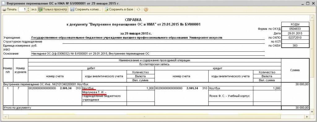 инвентаризация 27 счет имущество в личном пользовании разъяснения
